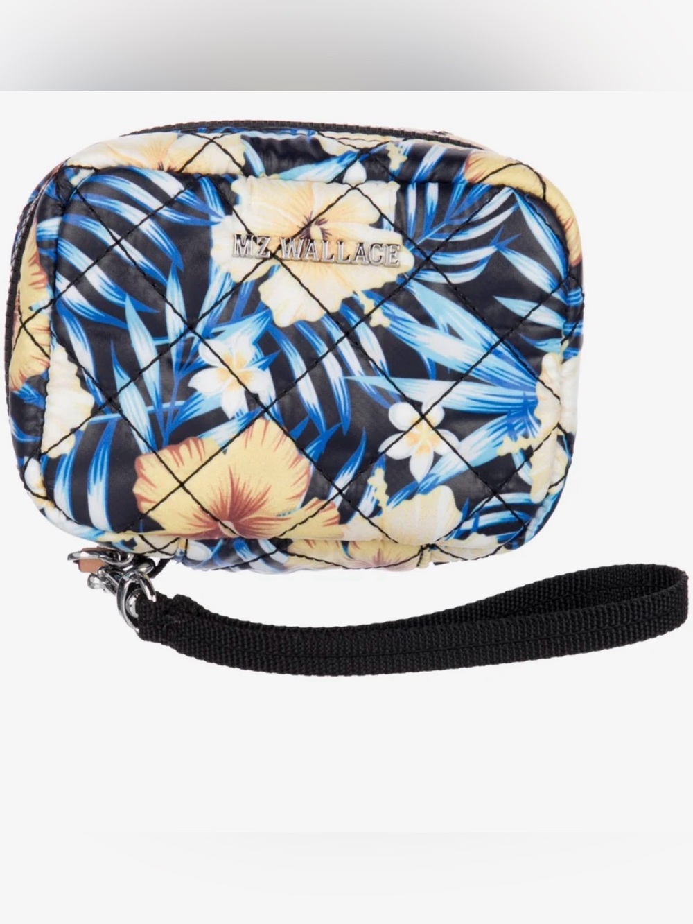NWT MZ Wallace Nylon Floral Wristlet